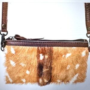 American Darling deer print cowhide hair-on genuine leather